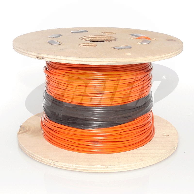 Orange Coated Wire Rope 1 2mm