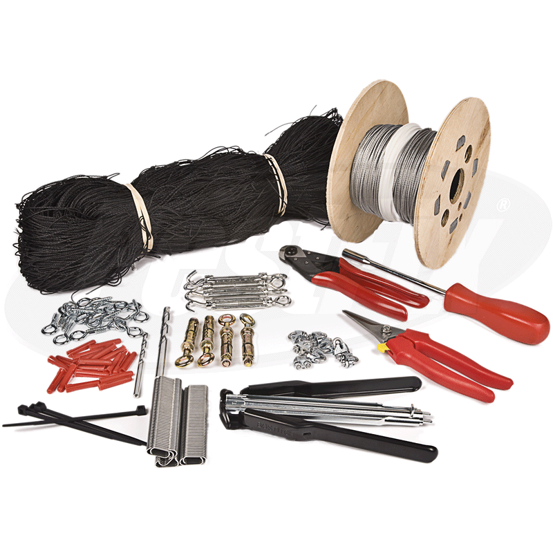 28mm Starling Netting Kit Complete For Masonry 10m x 10m