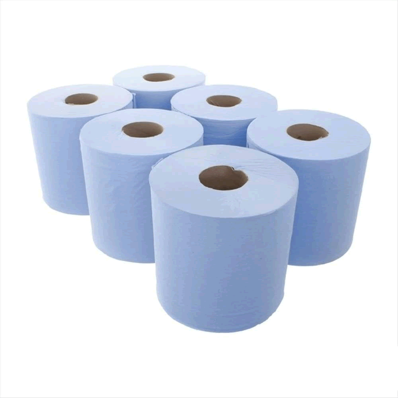 Blue Centrefeed Rolls 2PLY 400SHEET