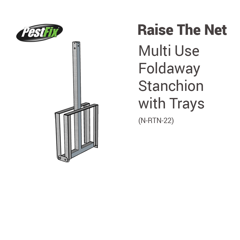 Raise The Net 1m and 2m foldaway stanchions 