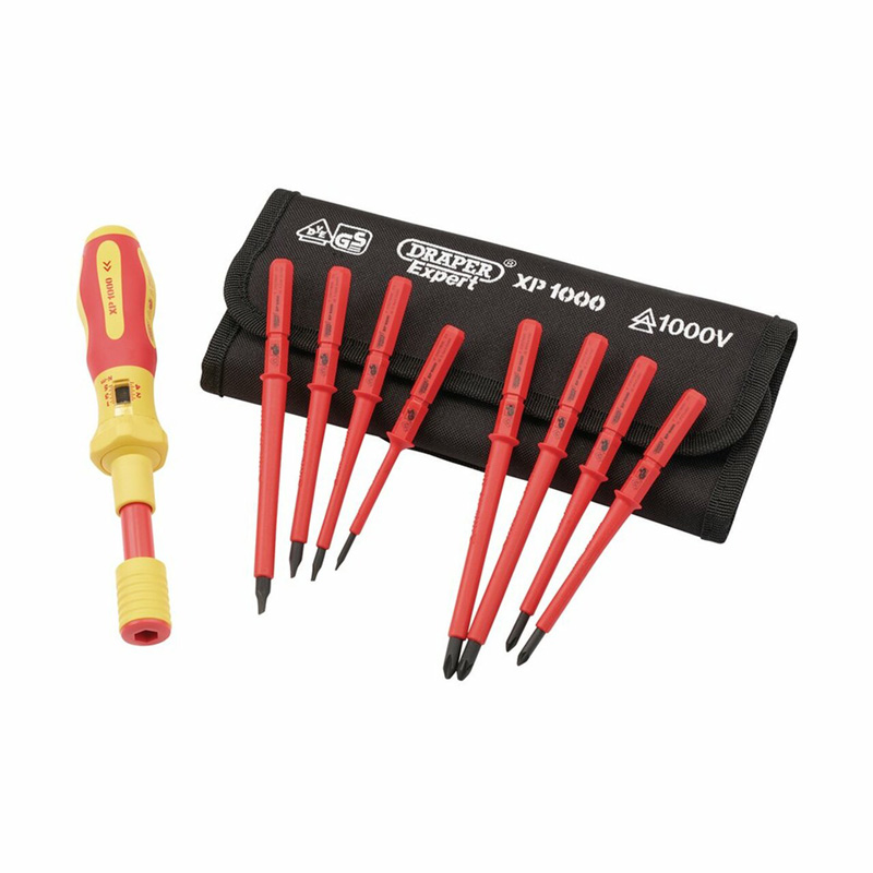 Draper XP1000 VDE Interchangeable Torque Screwdriver Sets