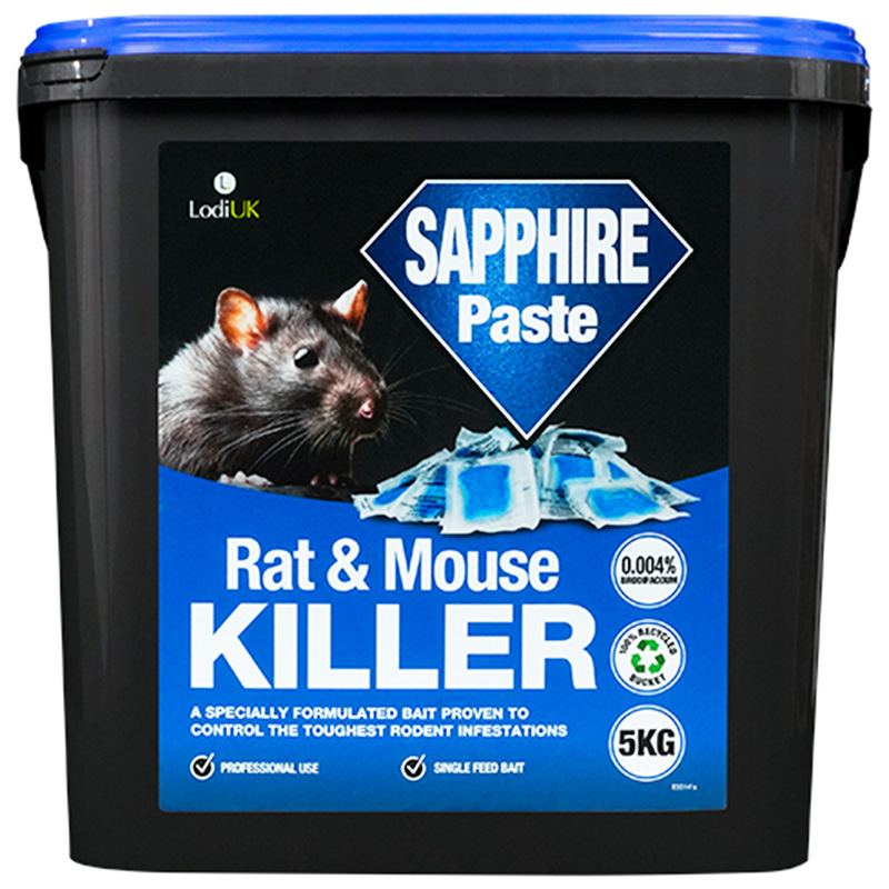 RAT POISON & PROFESSIONAL Rodent Box Station Bait Blocks Killer SINGLE –  Moth Control