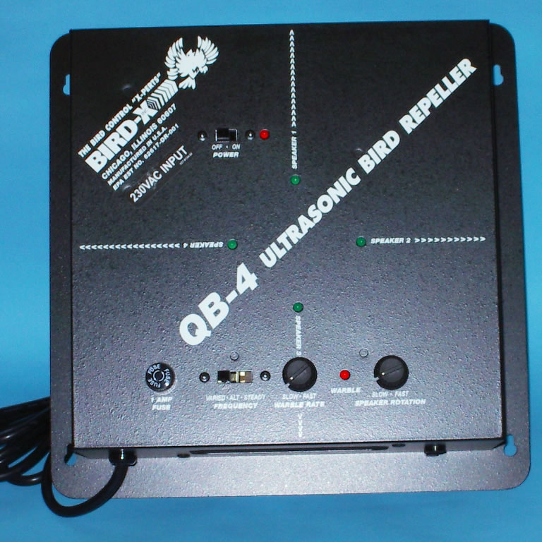 Quadblaster 4-channel Indoor Ultrasonic Repeller