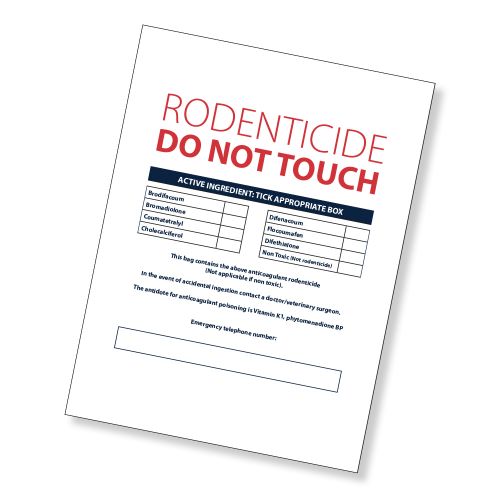 Rodenticide Bait Bags