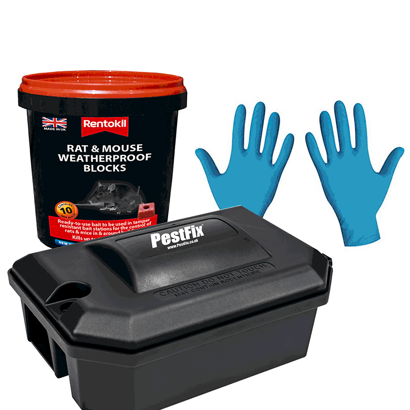 PestFix Bullet Rat Bait Station Starter Kit