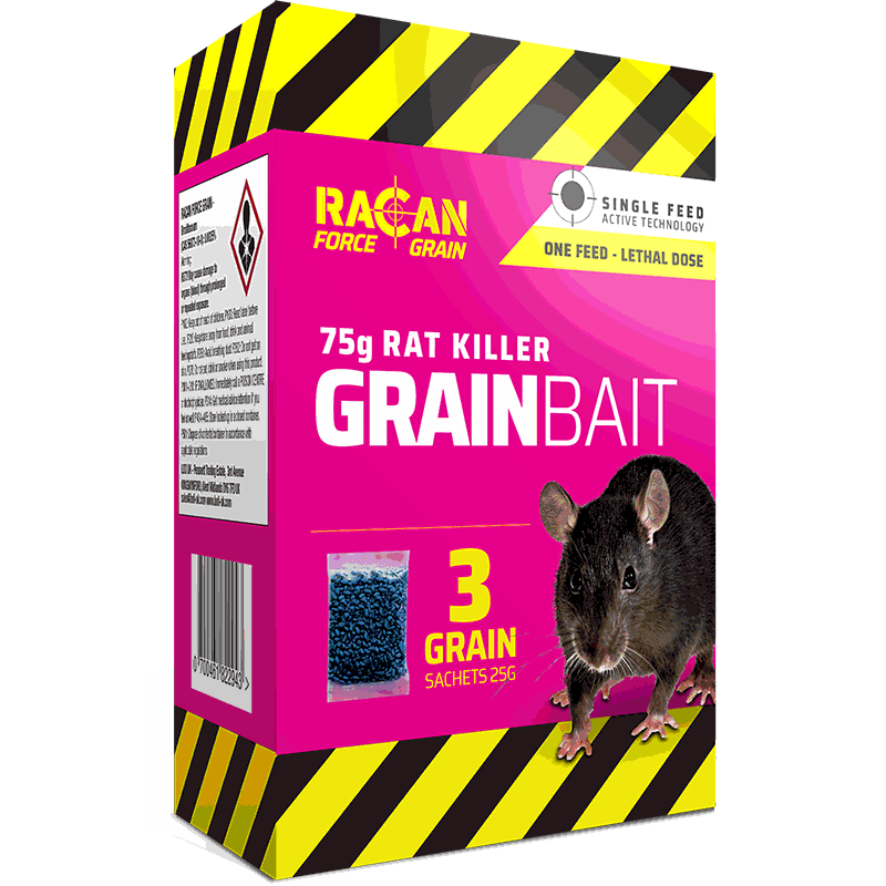 RACAN Force Grain Rat Killer Grain Bait Sachets