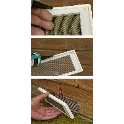 Protective Garden Netting Mesh Covers Mouse With Metal Mesh Insect Mousemesh Air Brick Vent Cover 9 X 7 Stop Rat Garden Patio