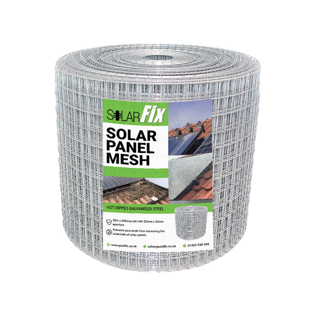 SolarFix - Solar Panel Mesh - 25mm X 25mm X 200mm 16 Gauge Weldmesh Galvanised