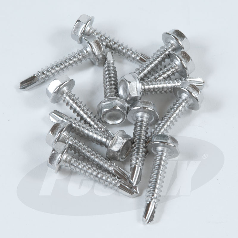 Hex Head Self Drilling Tek Screws 