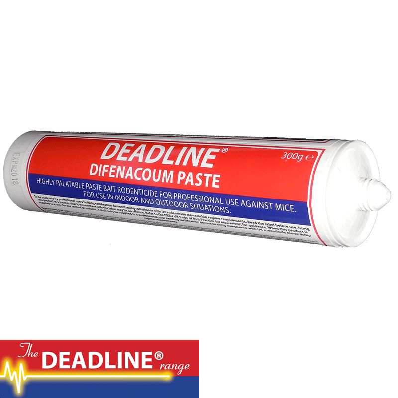 Deadline Difenacoum Paste Bait 300g ube PSD94