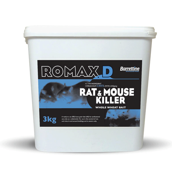 ROMAX D Rat and Mouse Killer Whole Wheat