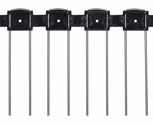Solar panel bird deterrent spikes